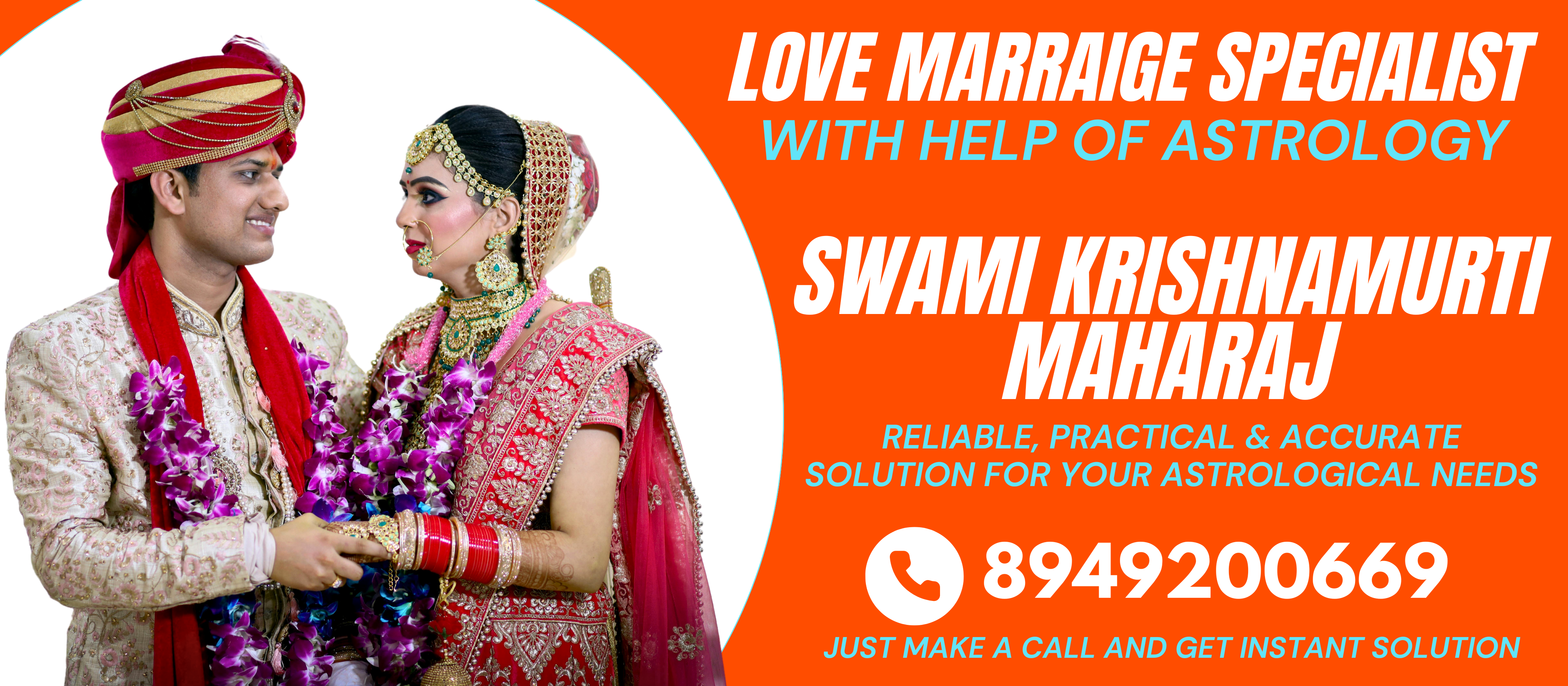 World Famous Astrologer Swami Krishnamurti Maharaj +91-8949200669